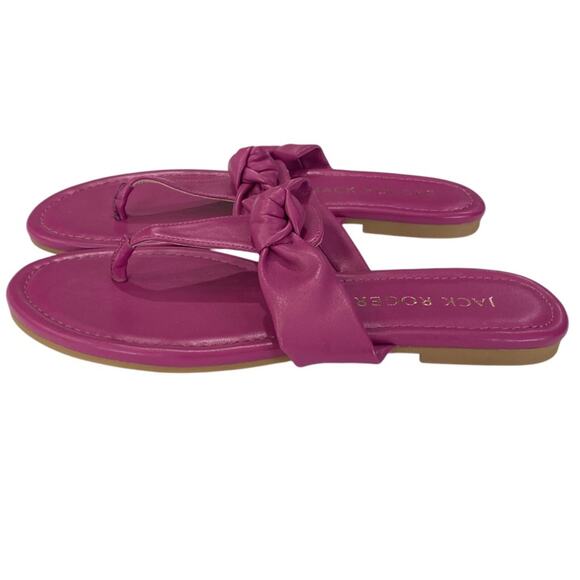 Jack Rogers Women's ABIGAIL Knotted Purple Sandals NEW Size 7.5 - Picture 4 of 9